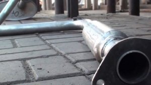 Ремонт глушителя на Nissan Almera