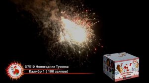 Фейерверк 100 залпов «Новогодняя Тусовка» Red Fox D7510