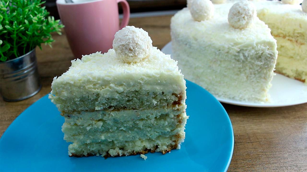 Торт "РАФАЭЛЛО" на Праздничный стол! 🍰 Потрясающе вкусный и нежный