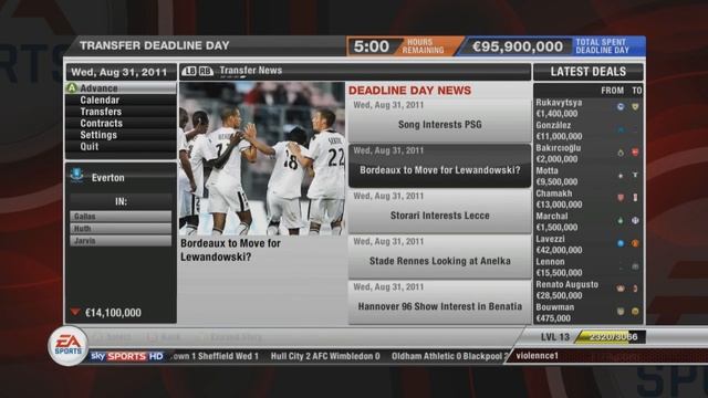 FIFA 12: Road To Glory #4 - Transfer Deadline Day смотреть онлайн
