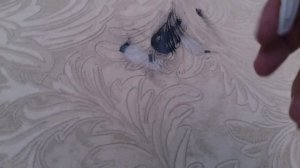 Чистка дивана после краски для обуви