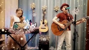 Челлендж - фестиваль "Новогодний калейдоскоп"Татариновы  Аксинья  и Матвей "Огоньки"