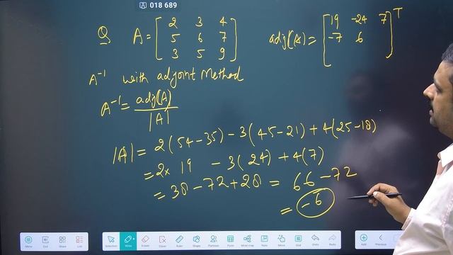 Inverse of Matrix by Elementary Transformation (Gauss Jordon Method)