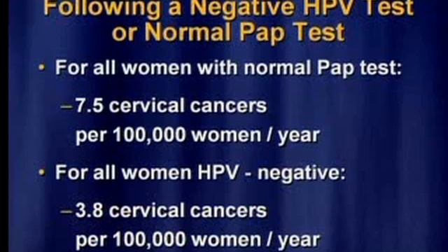 HPV Primary Screening - What, Why, and How? FDA and Interim Guidance