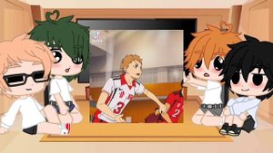 ☆реакция на тт☆ ~🏐аниме "Волейбол"🏐~ [🥀Оля - Лёля🥀]