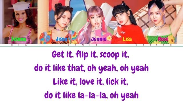 BLACKPINK - ICE CREAM (with SELENA GOMEZ) (Color Coded Lyrics) смотреть онлайн