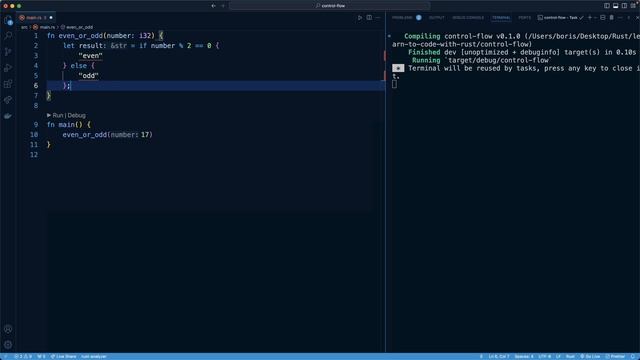 004. Assigning Result of if Statement to Variable