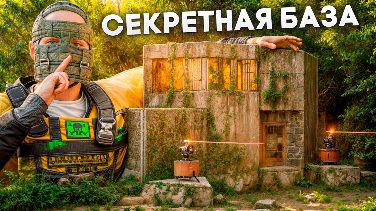 я построил ПЕРВУЮ ЗАСЕКРЕЧЕНУЮ БАЗУ В РАСТ RUST! смотреть онлайн