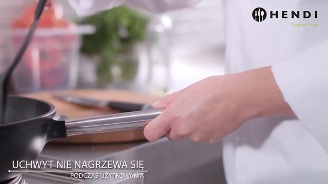 СКОВОРОДА ГЛИБОКА З АНТИПРИГАРНИМ ПОКРИТТЯМ HENDI 629505 смотреть онлайн