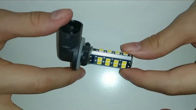 Комплект светодиодных ламп Solarzen H27W2-28s35 для противотуманок, h27 загнутый цоколь 881 h27w2 смотреть онлайн