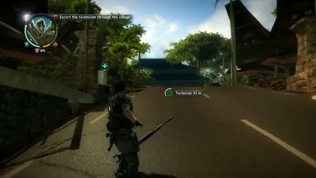 Just Cause 2 Gun glitch