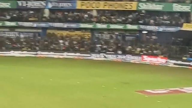 india vs afganistan match scene
