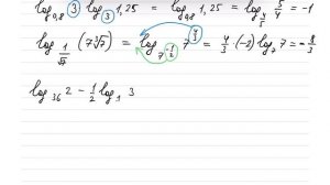 Вычисление логарифмов, основанное на свойствах. Урок 3.