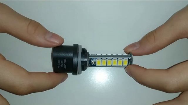 Комплект светодиодных ламп Solarzen H27W1-21s57 прямой цоколь PG13 в противотуманки 880 h27w1 в ПТФ смотреть онлайн