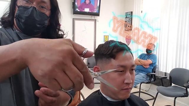 Tutorial Quick & EASY Mid-Drop Skin Fade Comb-over. OSTER titan 5 zero, WAHL magic clip, DETAILER. смотреть онлайн