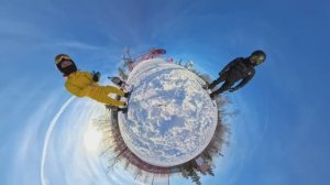 Катаем на сноуборде в Горнолыжном центре Евразия город Куса, Челябинская область.