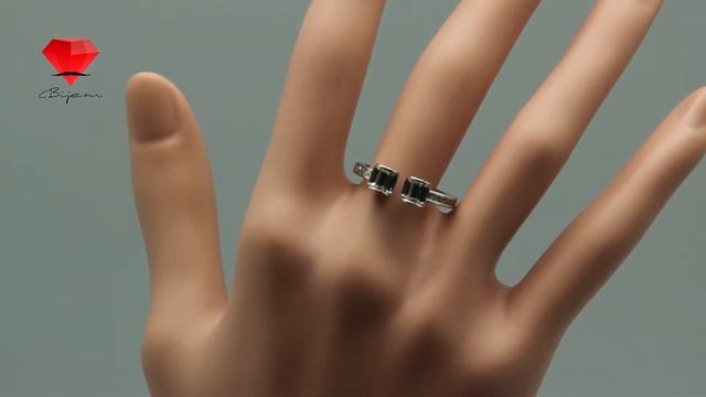 Bije.ru: Разомкнутое кольцо с родиевым покрытием и фианитами Fridulind (Фридулинд) смотреть онлайн