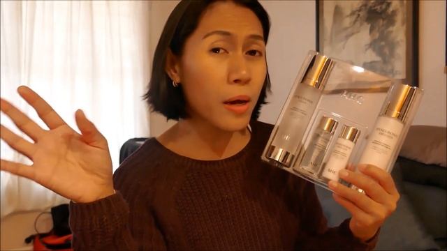 UNBOXING AHC SKIN CARE SET AND ETUDE HOUSE MOISTFUL FACIAL TONER
