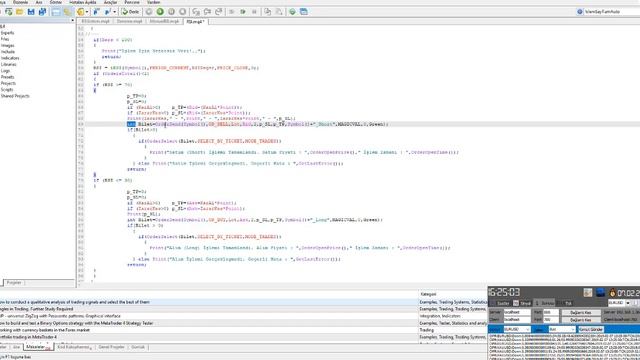 MQL Ders 2 - Basit RSI Robotu Oluşturma