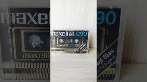 maxell UD XLII® C90 (1978г.) Золотая серия/кассета хром chrome / запечатанная