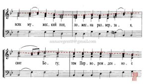 ЗАДОСТОЙНИК СРЕТЕНИЯ ГОСПОДНЯ, В. Ковальджи - Сопрановая партия