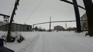 Юрьевец. 22.12.2024г. Дорога к Волге через ДОК.