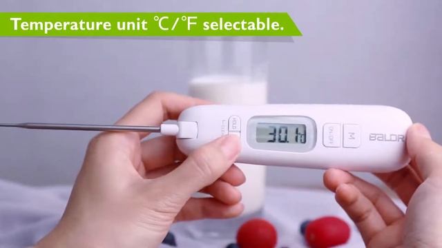 B0344T FOLDABLE FOOD THERMOMETER OPERATION VIDEO