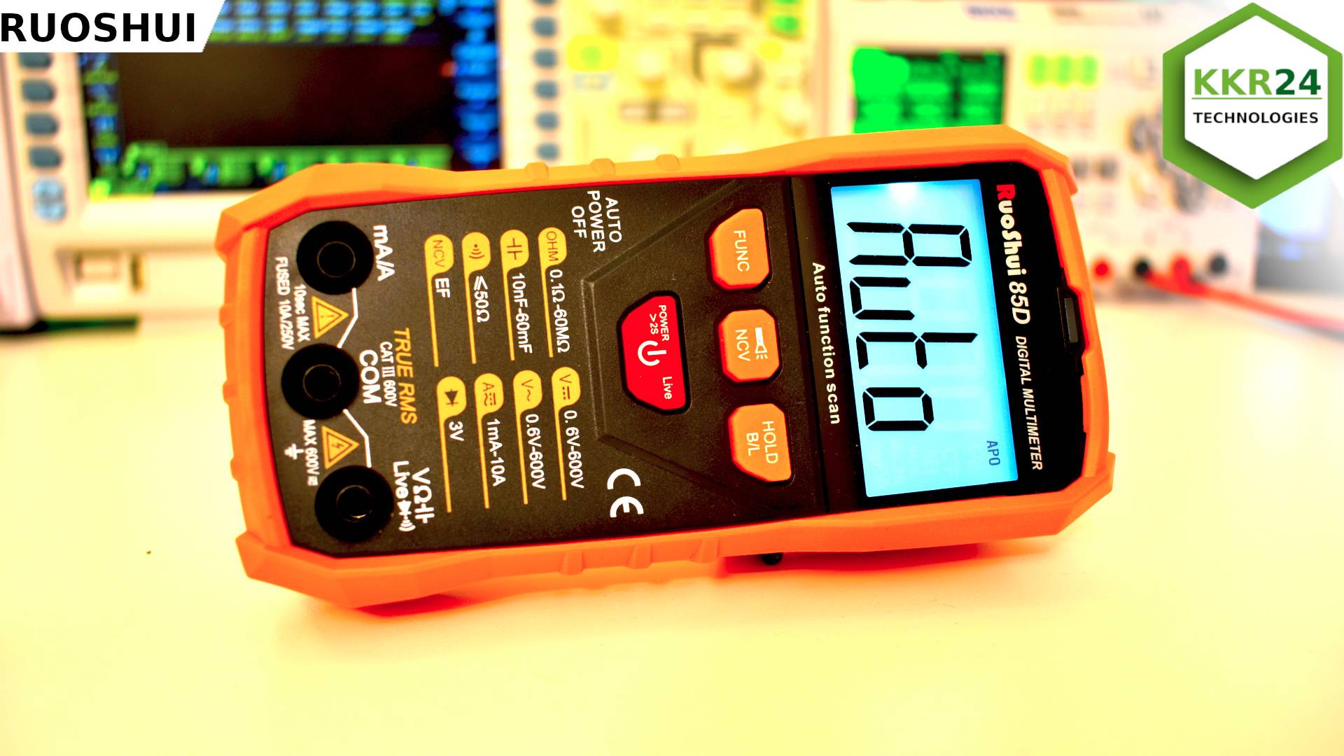 МУЛЬТИМЕТР RUOSHUI 85D Обзор смотреть онлайн