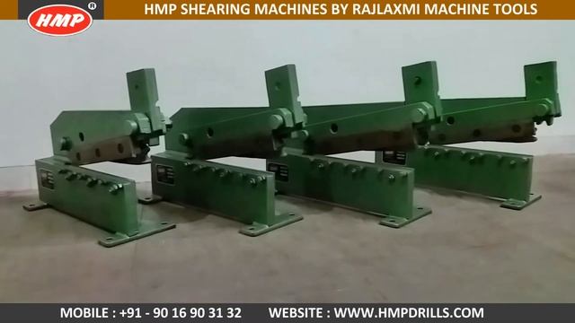HMP Manual Hand Operated Cutting Sheet Shearing Machine By Rajlaxmi Machine Tools