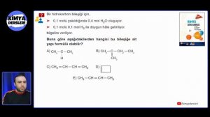 Alkenlerin Fiziksel ve Kimyasal Özellikleri | 70 Günde AYT Kimya| 57.Gün | 12.Sınıf Kimya | AYT 202