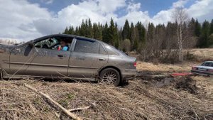 Реальная работа полного привода Mitsubishi galant 7 4WD
