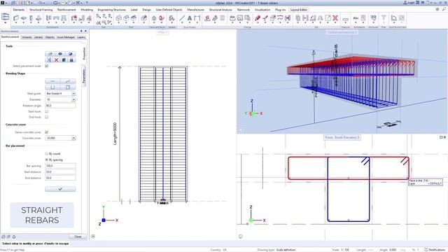 [tutorial] Create parametric rebar detailing - PythonParts Generator смотреть онлайн