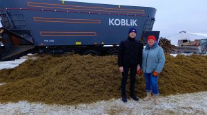 Запуск самого большого cмесителя-раздатчика кормов KOBLiK MV 340 в Пермском крае от "Агролюкс"
