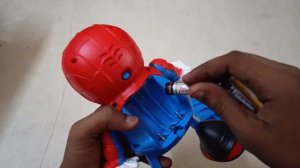 Super hero dancing robot spider man unboxing and testing|toy wala