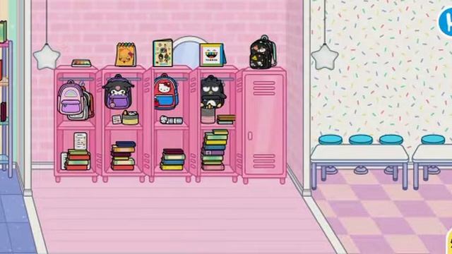 toca Boca school in rainbow neon apperment смотреть онлайн