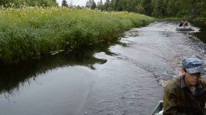 Поход на дрезине по УЖД, На моторных лодках к Устью рек
