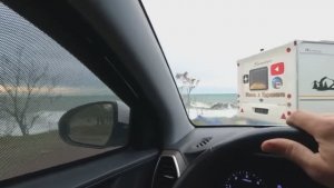 27 ч. Жизнь в караване у моря. Опорожнение кассеты, слабонервным не смотреть.