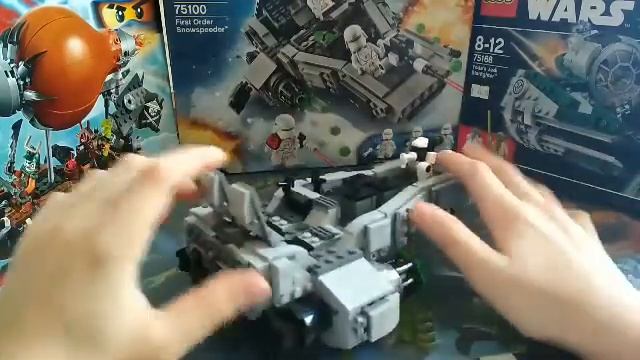 Обзор на LEGO Star Wars арт. 75100 Снежный Спидер Первого Ордена смотреть онлайн