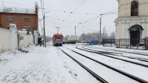 город Коломна - улица Гранатная, Храм Михаила Архангела,  Коломенские трамваи...