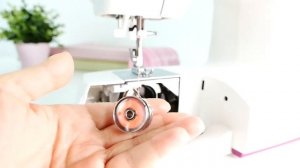 Заправка вертикального челнока швейной машины NECCHI