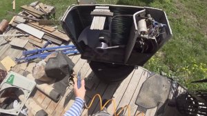 Cтавлю внешний блок кондея