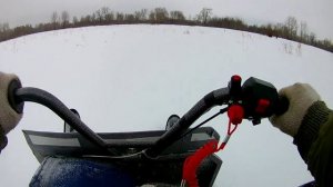 Миниснегоход Рыбак 2МТ. Выезд 31.01.2021 г.