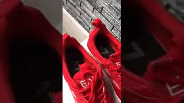 Кроссовки мужские Armani D7414 красные смотреть онлайн