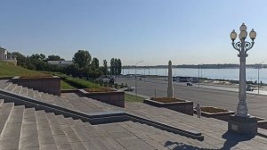 Утренняя прогулка по набережной Волгограда