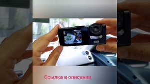 3-канальный Автомобильный видеорегистратор HD 1080P, 3-объективный внутренний, трехсторонняя камера