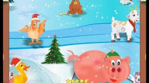 Сытая ферма зима well-fed farm winter