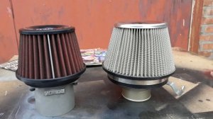 Сравнение воздушных фильтров нулевого сопротивления APEXI и BLITZ.