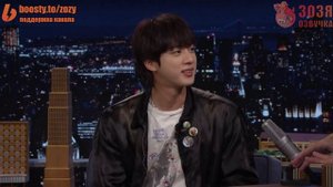 Джин (BTS) на Вечернем шоу Джимми Фэллона