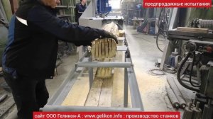 тонкомерный станок СПБ-8 м многопильный дисковый, для производства доски из тонкомераза 1 проход