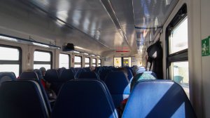 Электропоезд ЭД9Э-0060. Покатушки в салоне от Барнаула до 226км.